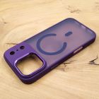 Чохол HOCO Smoke case Matte with MagSafe для iPhone 17 Pro Max Dark Purple