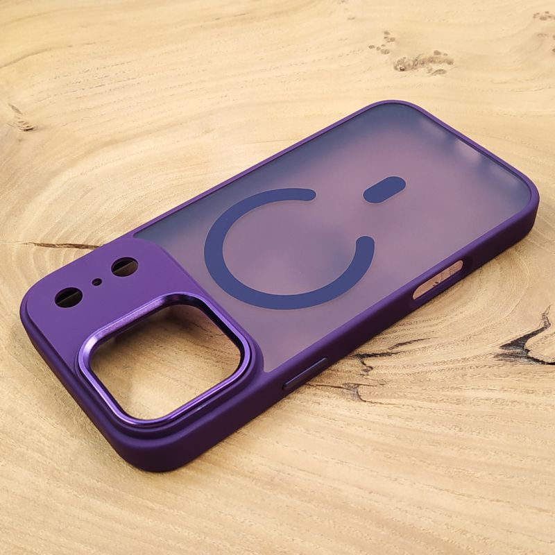 Чохол HOCO Smoke case Matte with MagSafe для iPhone 17 Pro Max Dark Purple
