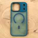 Чохол HOCO Smoke case Matte with MagSafe для iPhone 17 Pro Max Dark Green