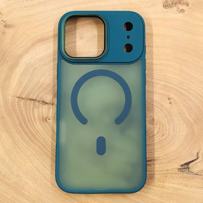 Чохол HOCO Smoke case Matte with MagSafe для iPhone 17 Pro Max Dark Green