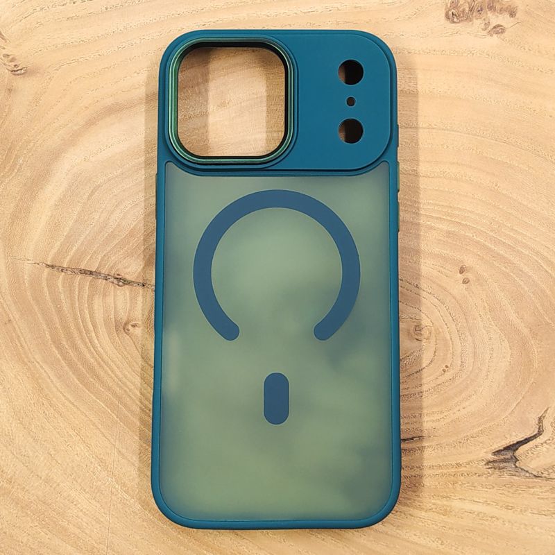 Чохол HOCO Smoke case Matte with MagSafe для iPhone 17 Pro Max Dark Green