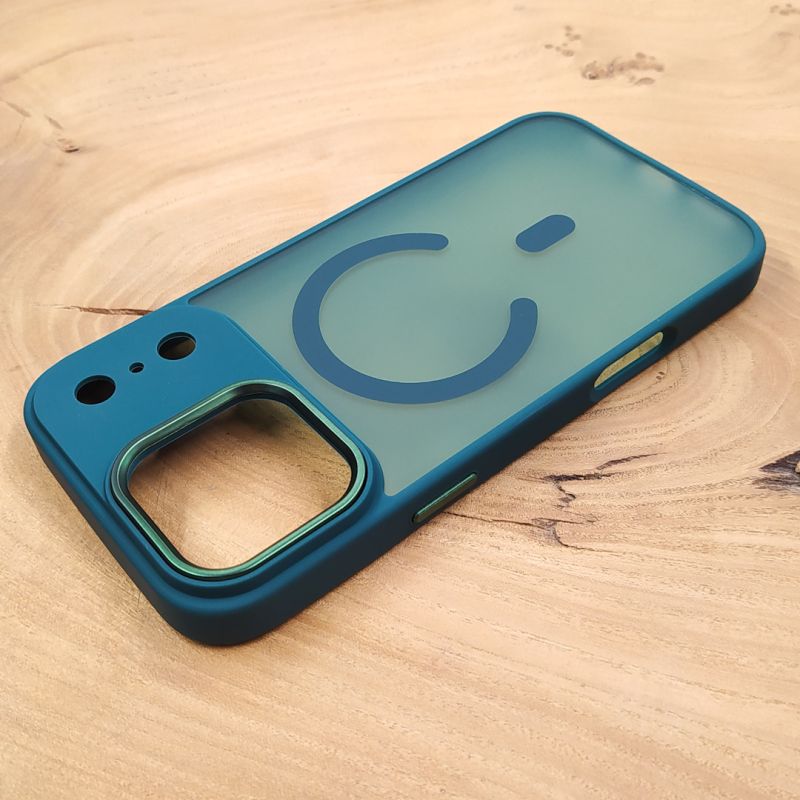 Чохол HOCO Smoke case Matte with MagSafe для iPhone 17 Pro Max Dark Green