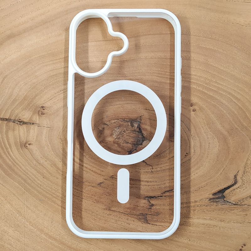 Чохол HOCO Smoke case with MagSafe для iPhone 17 White