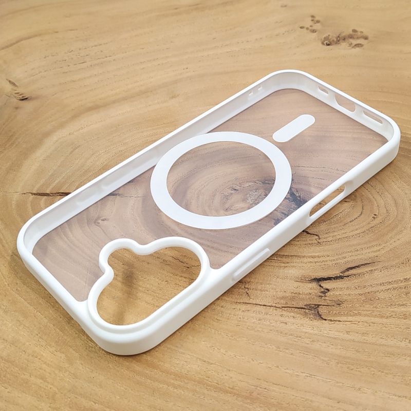 Чохол HOCO Smoke case with MagSafe для iPhone 17 White