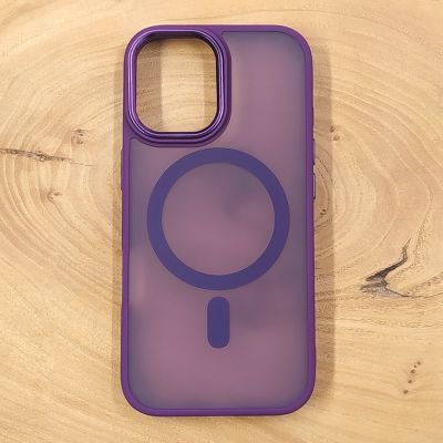 Чохол HOCO Smoke case Matte with MagSafe для iPhone 17 Dark Purple