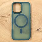 Чохол HOCO Smoke case Matte with MagSafe для iPhone 17 Dark Green