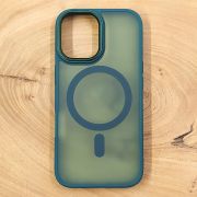 Чохол HOCO Smoke case Matte with MagSafe для iPhone 17 Dark Green