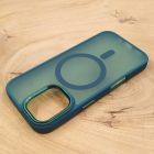 Чохол HOCO Smoke case Matte with MagSafe для iPhone 17 Dark Green
