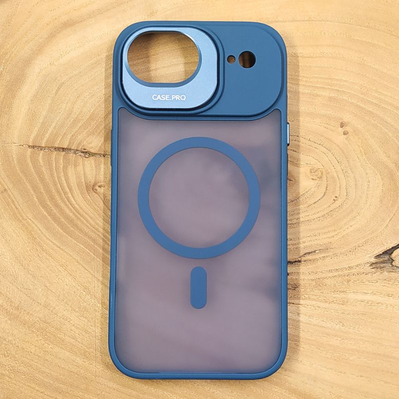 Чохол Baseus Smoke case Magsafe with Metal Stand для iPhone 17 Air Dark Blue