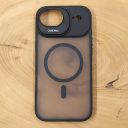 Чохол Baseus Smoke case Magsafe with Metal Stand для iPhone 17 Air Black