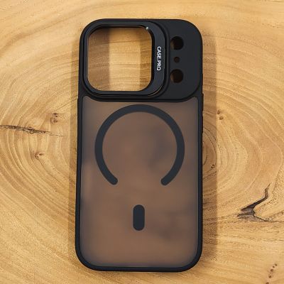 Чохол Baseus Smoke case Magsafe with Metal Stand для iPhone 17 Pro Max Black