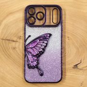 Чохол USAMS Butterfly case для iPhone 17 Pro Dark Purple