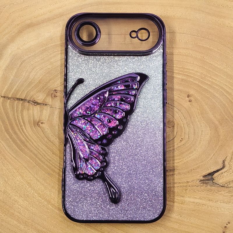 Чохол USAMS Butterfly case для iPhone 17 Air Dark Purple