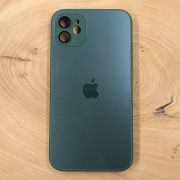 Матовий скляний чохол Glass case для Iphone 11 Green