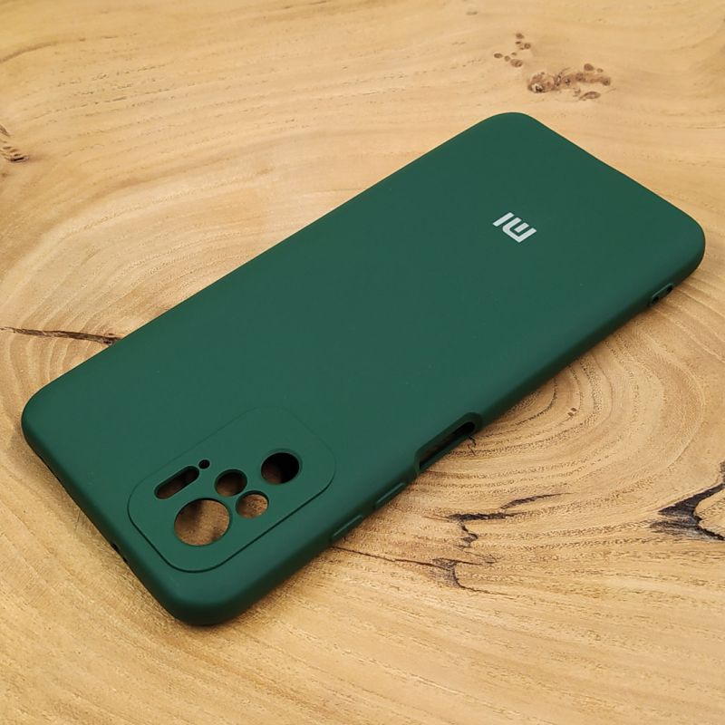 Чохол Silicone Case Xiaomi Redmi Note 10 Blue Green