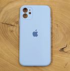 Чохол Silicone Case Full Cover для iPhone 11 Blue Agate