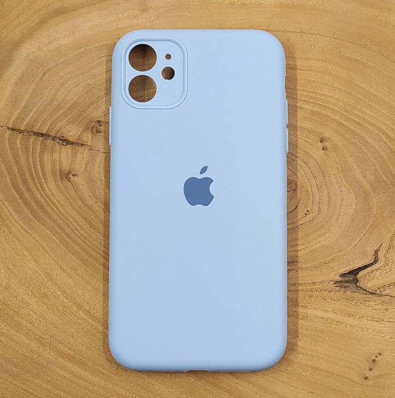 Чохол Silicone Case Full Cover для iPhone 11 Blue Agate