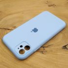Чохол Silicone Case Full Cover для iPhone 11 Blue Agate