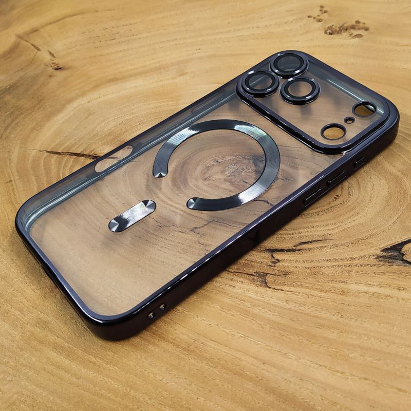Чохол Chrome case with MagSafe iPhone 17 Pro Black