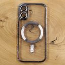 Чохол Chrome case with MagSafe iPhone 16 Silver