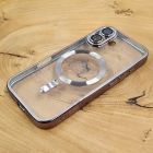 Чохол Chrome case with MagSafe iPhone 16 Silver