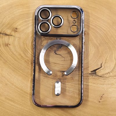 Чохол Chrome case with MagSafe iPhone 17 Pro Max Silver