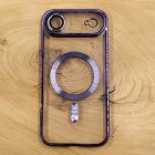 Чохол Chrome case with MagSafe iPhone 17 Air Purple