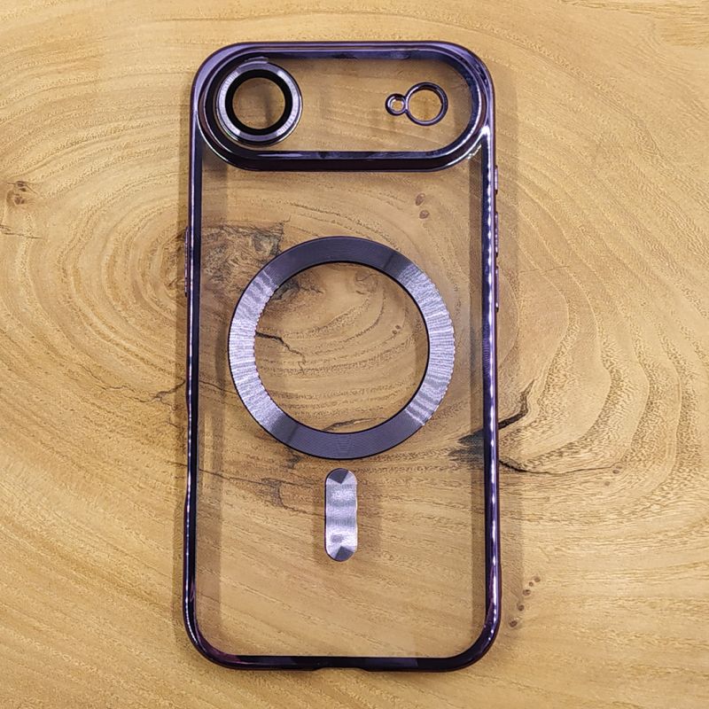 Чохол Chrome case with MagSafe iPhone 17 Air Purple