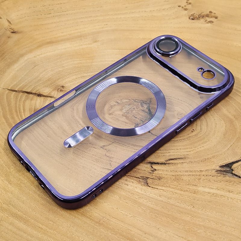 Чохол Chrome case with MagSafe iPhone 17 Air Purple