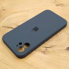 Чохол Silicone Case Full Cover для iPhone 12 Gray