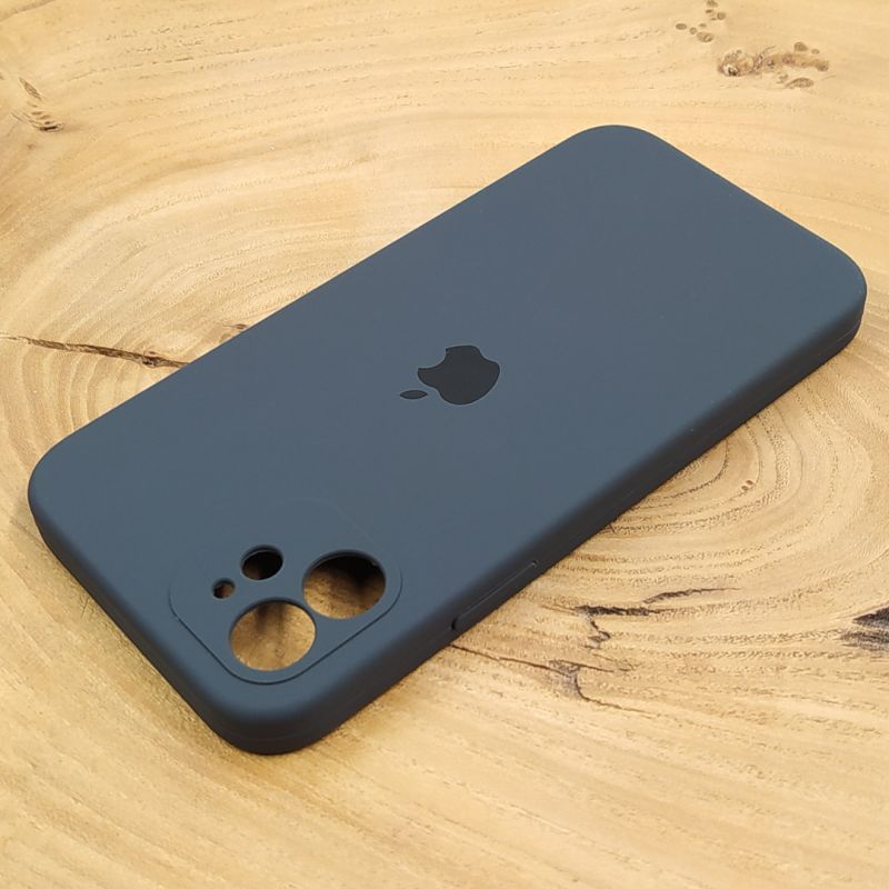 Чохол Silicone Case Full Cover для iPhone 12 Gray