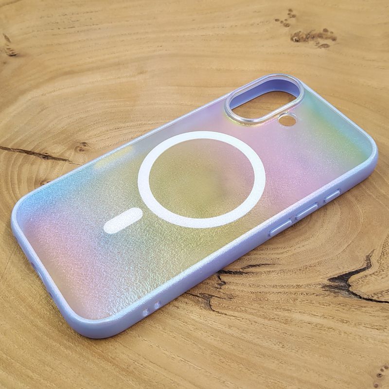 Чехол HOCO Smoke case Gradient with MagSafe iPhone 17 Lilac
