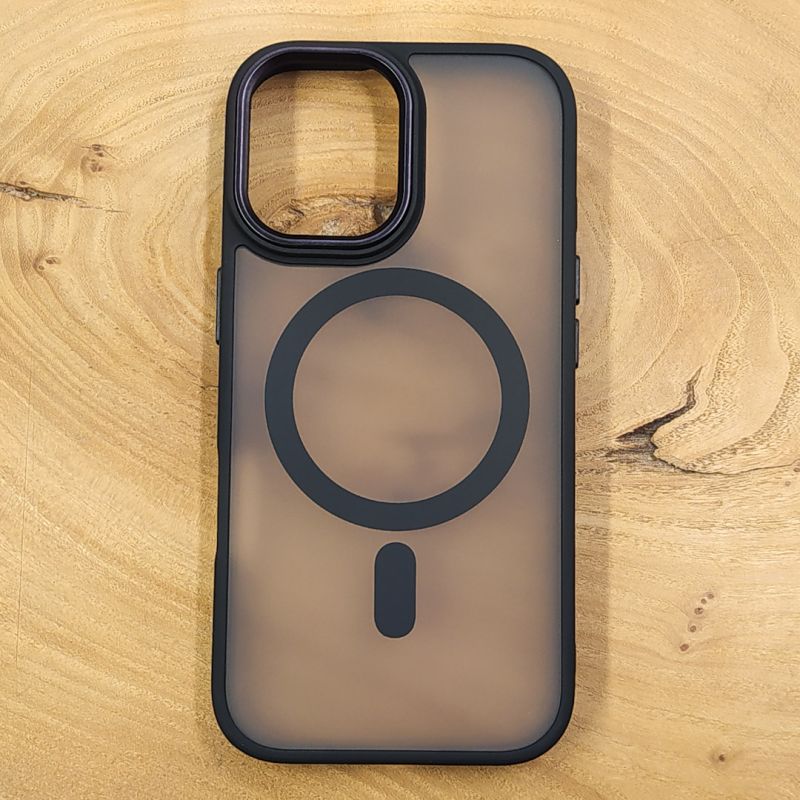 Чохол HOCO Smoke case Matte with MagSafe для iPhone 17 Black