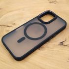 Чохол HOCO Smoke case Matte with MagSafe для iPhone 17 Black