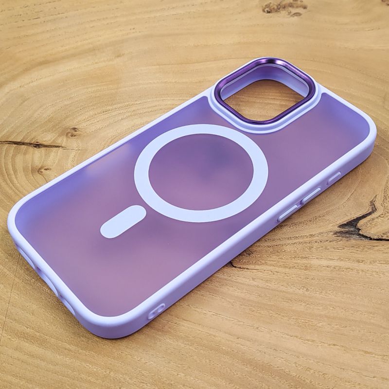 Чохол HOCO Smoke case Matte with MagSafe для iPhone 17 Light Purple