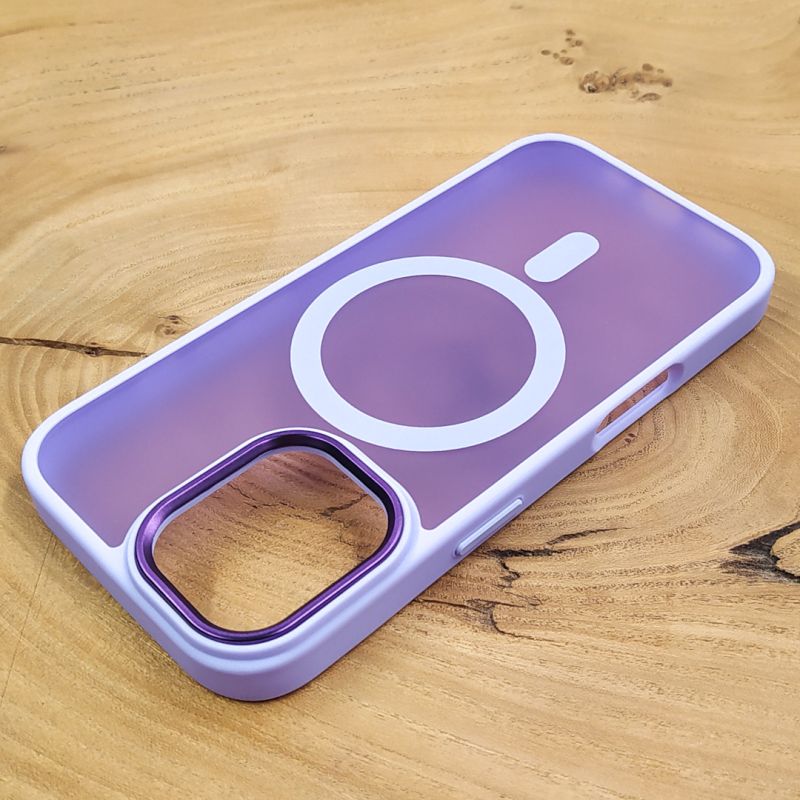Чохол HOCO Smoke case Matte with MagSafe для iPhone 17 Light Purple