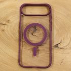 Чохол HOCO Smoke case with MagSafe для iPhone 17 Air Marsala