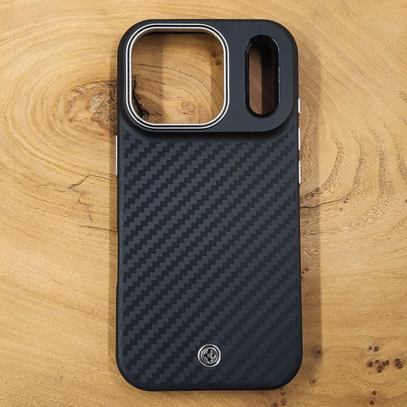 Чохол Spigen Enzo Aramid MagFit для iPhone 17 Pro Max Black