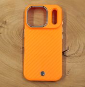Чохол Spigen Enzo Aramid MagFit для iPhone 17 Pro Max Orange