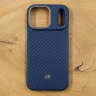 Чохол Spigen Enzo Aramid MagFit для iPhone 17 Pro Max Blue