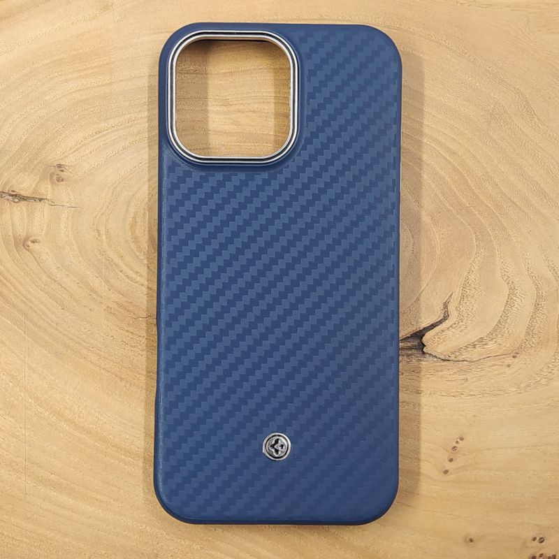 Чохол Spigen Enzo Aramid MagFit для iPhone 16 Pro Blue