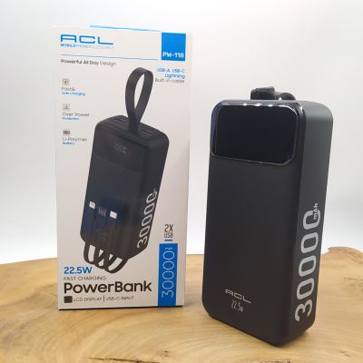 Павербанк 30000mAh ACL PW-118 22.5W Black