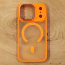 Чохол HOCO Smoke case Matte with MagSafe iPhone 17 Pro Max Orange