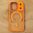 Чохол HOCO Smoke case Matte with MagSafe iPhone 17 Pro Orange