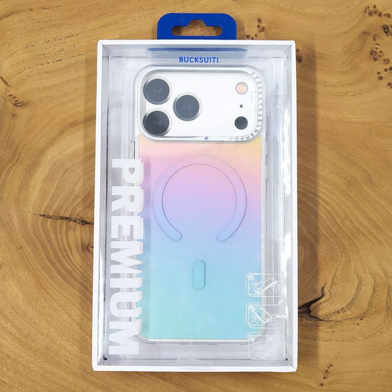 Преміальний чохол BUCKSUITI Diamond Camera Clear iPhone 17 Pro