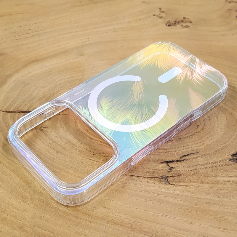Чохол Gradient Laser Case з MagSafe Leaves для iPhone 17 Pro