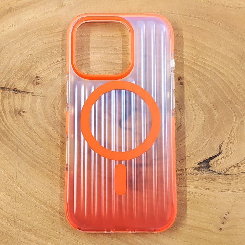 Чохол Ocean Ribbed Gradient з MagSafe для iPhone 16 Pro Max Orange