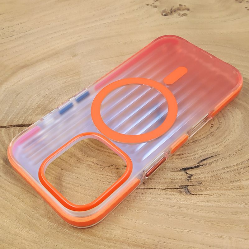Чохол Ocean Ribbed Gradient з MagSafe для iPhone 16 Pro Max Orange
