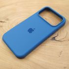 Чохол Silicone Case для iPhone 17 Pro Blue Cobalt