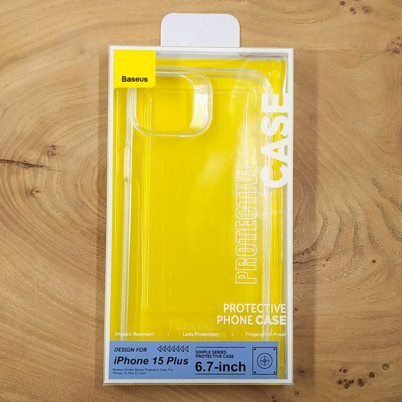Чохол Baseus Simple Clear case для iPhone 15 Plus White
